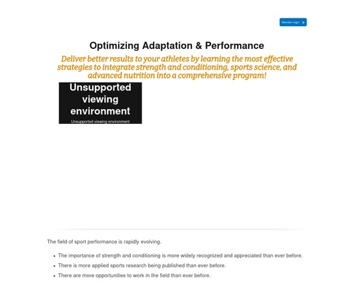 Optimizing Adaptation and Efficiency