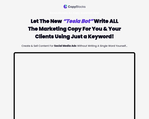 CopyBlocks AI – Insane Epc – Nice Conversions – 50% Commisions