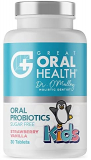 Childrens Oral Probiotics – Oral Care Probiotic for Children Cavity Prevention & Unhealthy Breath Therapy Complement w/ BLIS K12 M18 Mouth & Gum Well being Dentist Formulated 30 Lozenge Strawberry –eBook Included