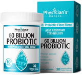 Probiotics 60 Billion CFU – Probiotics for Ladies, Probiotics for Males and Adults, Pure, Shelf Secure Probiotic Complement with Natural Prebiotic, Acidophilus Probiotic