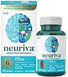 Neuriva Nootropic Mind Assist Complement – Plus Capsules (30 Rely in a Field), Phosphatidylserine, B6, B12, Helps Focus Reminiscence Focus Studying Accuracy and Reasoning