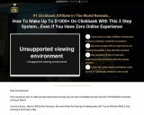 Unauthorized Affiliate – error web page